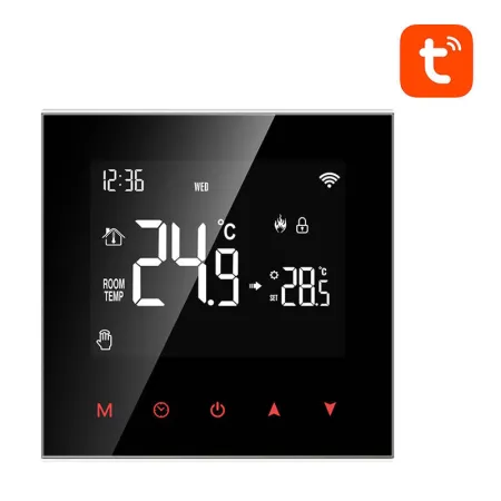 Termostat smart AVATTO WT100 Wi-Fi 3A Tuya