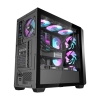 Obudowa komputerowa DARKFLASH DS900WD + 4 wentylatory (czarna)