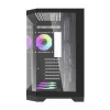 Obudowa komputerowa DARKFLASH FT418 PRO + 7 wentylatorów ARGB (czarna)