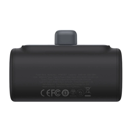 Powerbank Baseus Compact 5000mAh, 20W, USB-C (czarny)