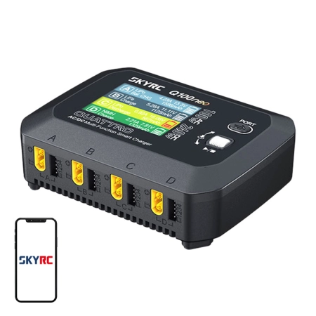 Wielofunkcyjna inteligentna ładowarka SkyRC Q100neo AC/DC