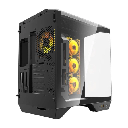 Obudowa komputerowa DARKFLASH DY470 + 4 wentylatory (czarna)