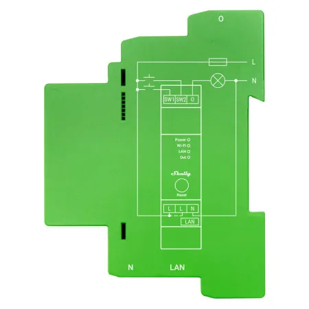 Ściemniacz DIN SHELLY Pro Dimmer 1 Wi-Fi Bluetooth