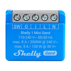Przekaźnik SHELLY 1 Mini Gen4 Zigbee Matter