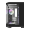 Obudowa komputerowa DARKFLASH FT418 + 6 wentylatorów ARGB (czarna)