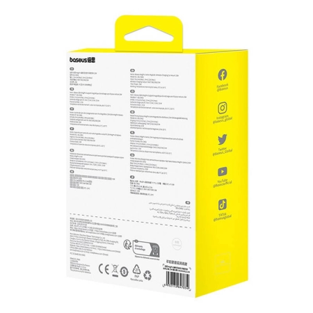 Uchwyt samochodowy BASEUS MagPro Qi 15W (czarny)