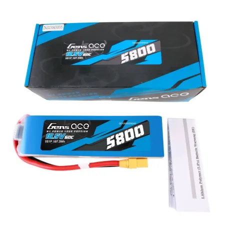 Akumulator GENS ACE 5800mAh 18,5V 5S1P LiPo XT90