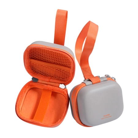 Uniwersalna Mini Torba Transportowa Telesin DisAdv EVA dla kamer sportowych (Szaro-Pomarańczowa)