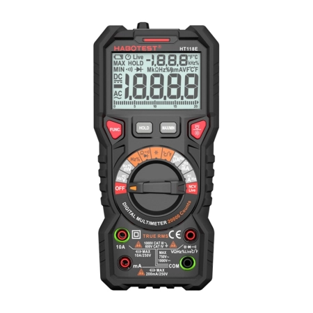 Multimetr cyfrowy HABOTEST HT118E True RMS NCV