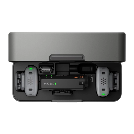 System mikrofonów bezprzewodowych DJI Mic Mini 2 (2 TX + 1 RX + Etui ładujące)