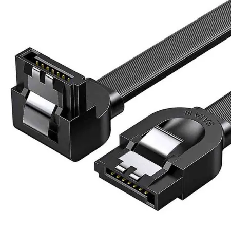 Kabel UGREEN US217 SATA kątowy 0.5m (czarny)