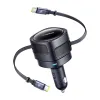 Ładowarka samochodowa BASEUS Enjoyment Max 60W 2xUSB-C (czarna)