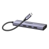 Hub UGREEN Revodok CM511 6w1 USB-C HDMI PD 100W (szary)