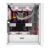 Obudowa komputerowa DARKFLASH DRX70 Mesh + 4 wentylatory RGB (biała)