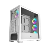 Obudowa komputerowa DARKFLASH DS900WD + 4 wentylatory (biała)