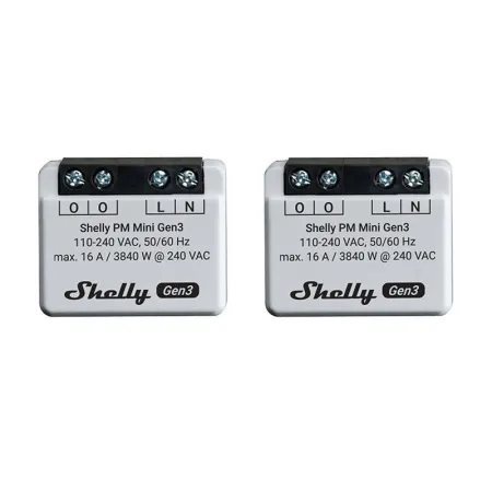 Sterownik SHELLY PM Mini Gen3 Wi-Fi/Bluetooth 2szt