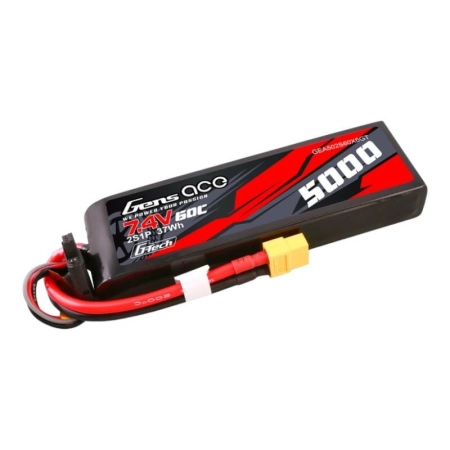 Akumulator GENS ACE G-Tech 5000mAh 7.4V 60C 2S1P XT60