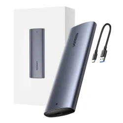 Obudowa dysku UGREEN CM400 M.2 B-key NGFF SATA (szara)