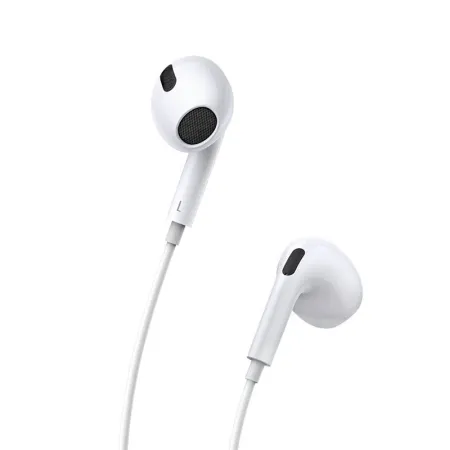 Słuchawki przewodowe BASEUS Encok C17 USB-C (białe)