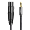 UGREEN AV182 Kabel XLR żeński do jack 3.5 męski - 2m (czarny)