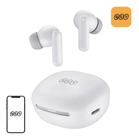 Słuchawki TWS QCY MeloBuds HT16 (białe)