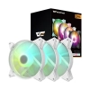 Wentylator DARKFLASH C6 120mm 3w1 ARGB (biały)