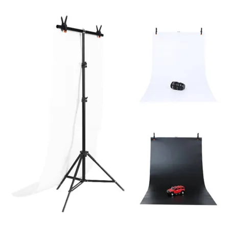 Zestaw tła PULUZ DCA0976 70x200cm czarne/białe