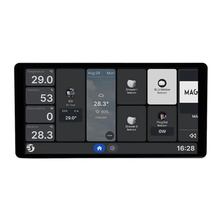 Panel sterowania 6.95” Shelly Wall Display X2i WiFi/BLU (srebrny)