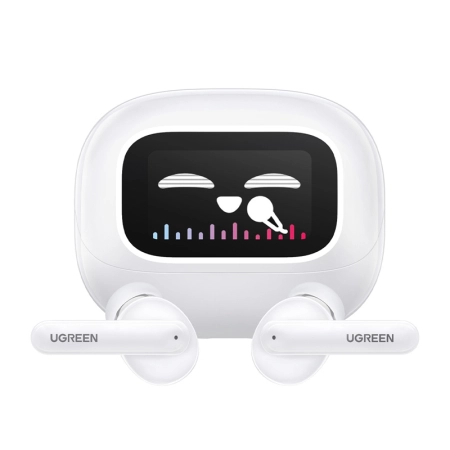 Słuchawki dokanałowe TWS UGREEN EchoBuds HiTune T6 Magic (białe)