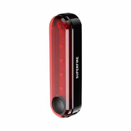 Lampka rowerowa tylna SUPERFIRE BTL01 230mAh USB