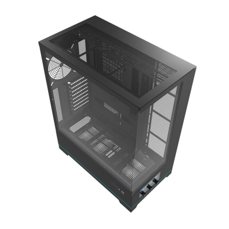 Obudowa komputerowa DARKFLASH DY451L bez wentylatorów (czarna)
