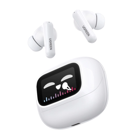 Słuchawki dokanałowe TWS UGREEN EchoBuds HiTune T6 Magic (białe)