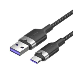 Kabel VENTION CTOBF USB-A-USB-C 1m 6A (czarny) Kabel VENTION CTOBF USB-A-USB-C 1m 6A (czarny)
