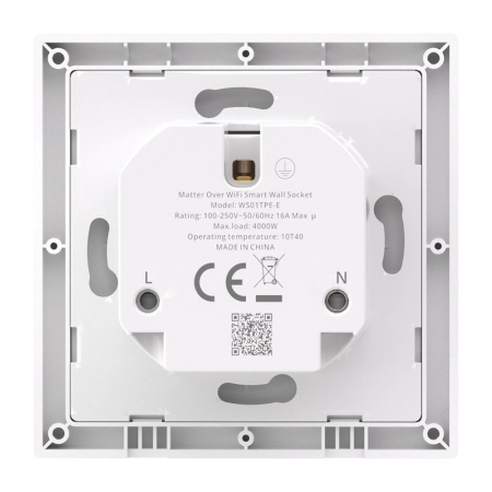 Inteligentne gniazdko ścienne Sonoff WS01TPE-E WiFi (typ E)