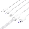 Kabel VENTION CTRWG USB-A-Lightning/USB-C/microUSB 1.5m 6A (biały)