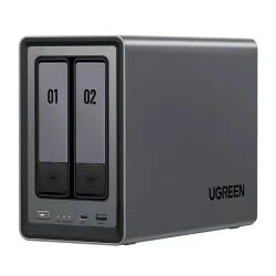 Serwer plików NAS Ugreen DXP2800, 2-dyskowy, Intel N100, 8GB DDR5, 2.5GbE, 4K HDMI Serwer plików NAS Ugreen DXP2800, 2-dyskowy, Intel N100, 8GB DDR5, 2.5GbE, 4K HDMI