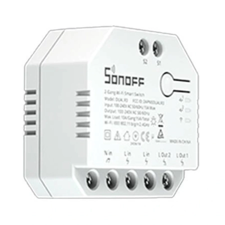 Przekaźnik SONOFF Dual R3 Wi-Fi 2-kanałowy z pomiarem mocy
