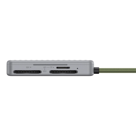 Czytnik kart UGREEN CM868 USB-C 2xSD 1xTF (szary)