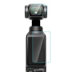 Szkło ochronne PULUZ na obiektyw i ekran Osmo Pocket 3