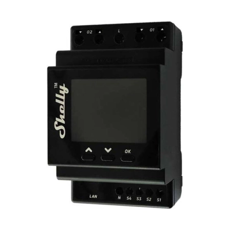 Sterownik rolet SHELLY Pro Dual Cover PM Wi-Fi DIN