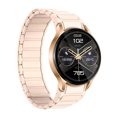 Smartwatch COLMI i28 Ultra z paskiem magnetycznym (złoty)