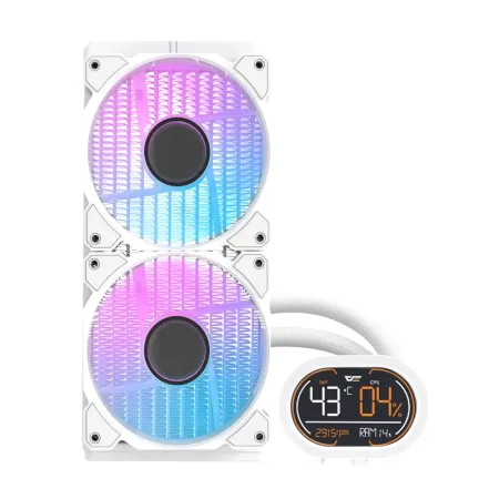 Chłodzenie wodne DARKFLASH DH240D 2x120mm (białe)