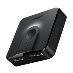 Przełącznik HDMI UGREEN CM217 2-portowy 20cm (czarny)