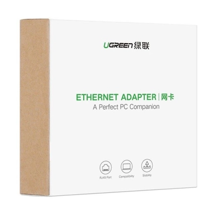 Adapter UGREEN MC209 USB 3.0-RJ45 Gigabit Ethernet (szary)