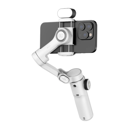Gimbal AOCHUAN X2 z oświetleniem RGB (biały)