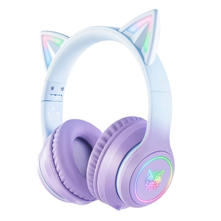 Słuchawki gamingowe ONIKUMA B90 Bluetooth (niebiesko-fioletowe)