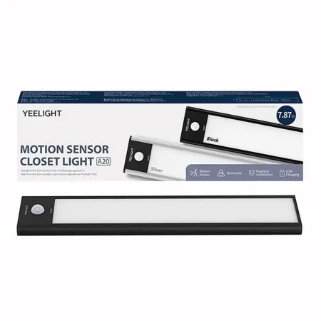 Lampka do szafy YEELIGHT Closet Light 20cm 2700K (czarna)