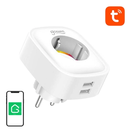 Gniazdko smart GOSUND SP112 Wi-Fi 16A 2xUSB Tuya