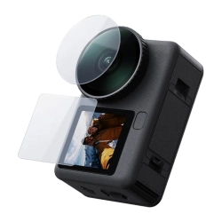 Zestaw szkieł hartowanych  Telesin dla DJI Osmo Action 6 ( 2x Obiektyw + ekran)