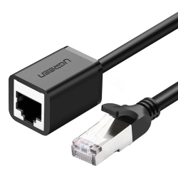Kabel RJ45 UGREEN NW112 Cat.6 0.5m przedłużacz (czarny)